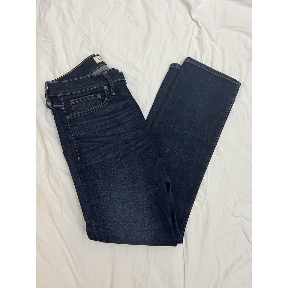 Madewell Men's Dark Blue Rinse Jeans - Slim - 32W 32L